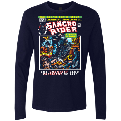 T-Shirts Midnight Navy / Small Born Leader Men's Premium Long Sleeve