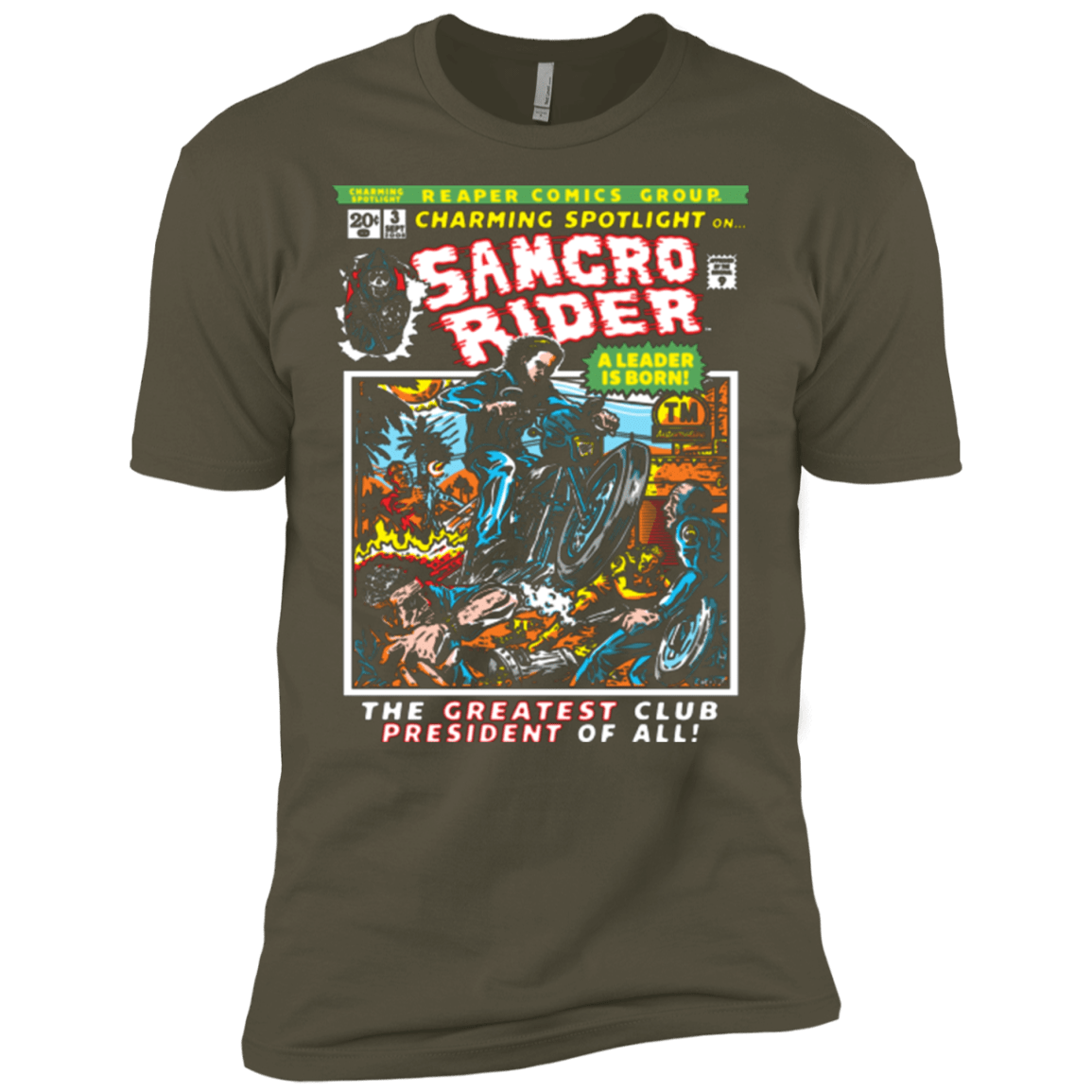 T-Shirts Military Green / X-Small Born Leader Men's Premium T-Shirt