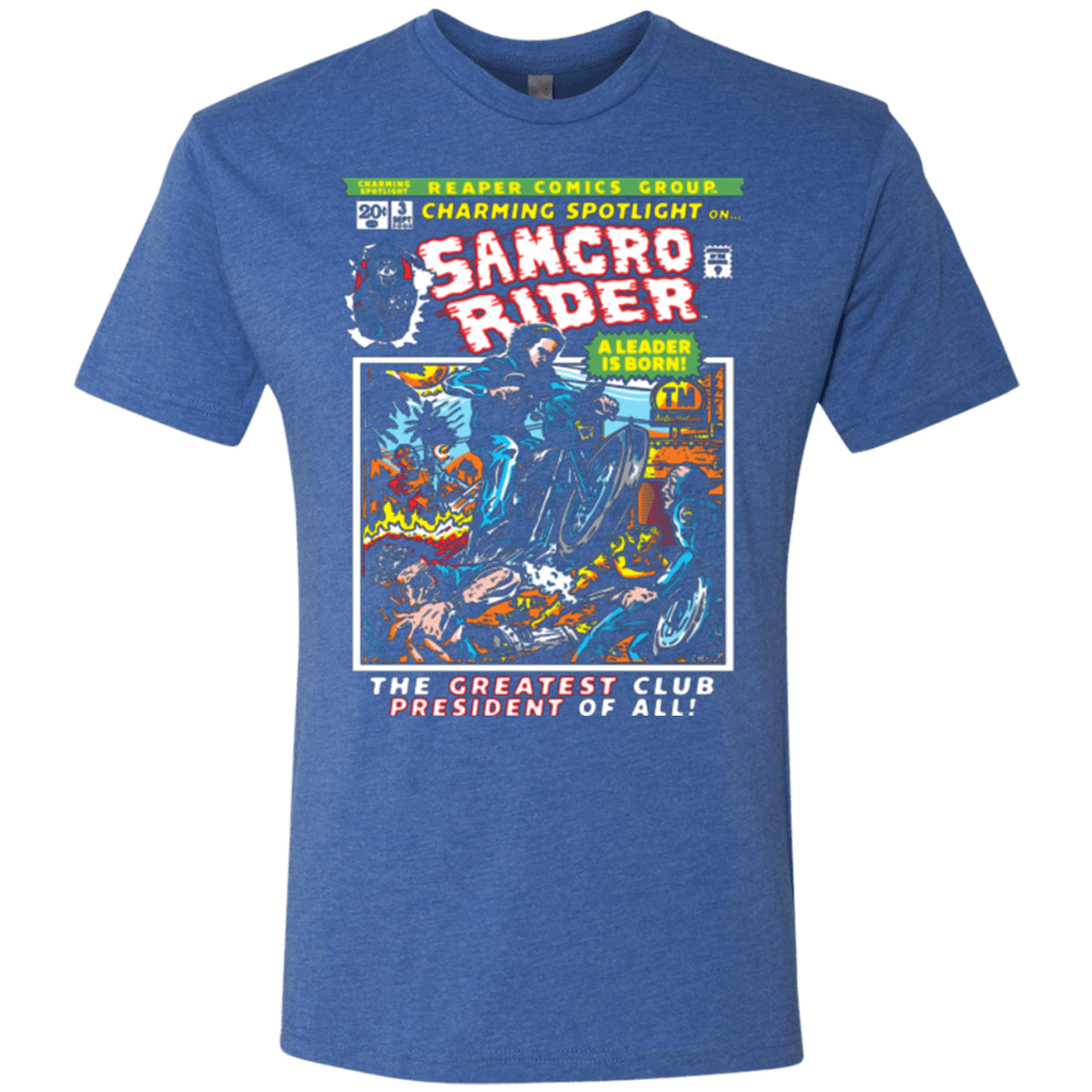 T-Shirts Vintage Royal / Small Born Leader Men's Triblend T-Shirt