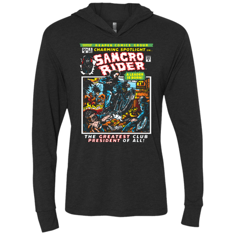 T-Shirts Vintage Black / X-Small Born Leader Triblend Long Sleeve Hoodie Tee