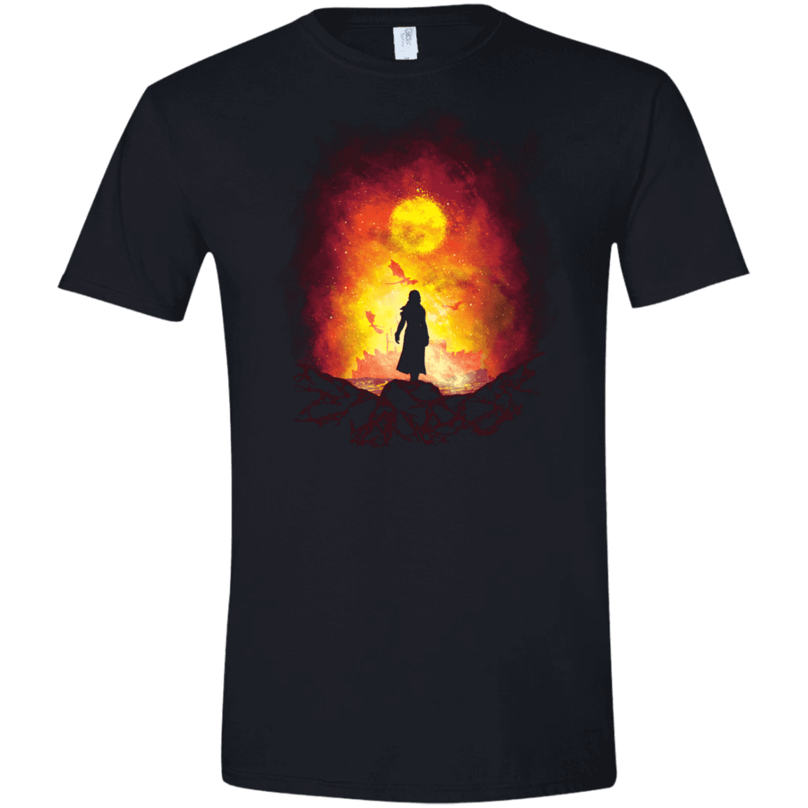 T-Shirts Black / X-Small Born Of Fire Men's Semi-Fitted Softstyle