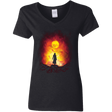 T-Shirts Black / S Born Of Fire Women's V-Neck T-Shirt