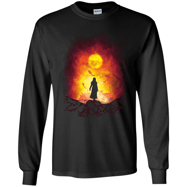 T-Shirts Black / YS Born Of Fire Youth Long Sleeve T-Shirt