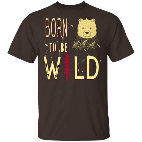 T-Shirts Dark Chocolate / S Born To Be Wild Bear T-Shirt