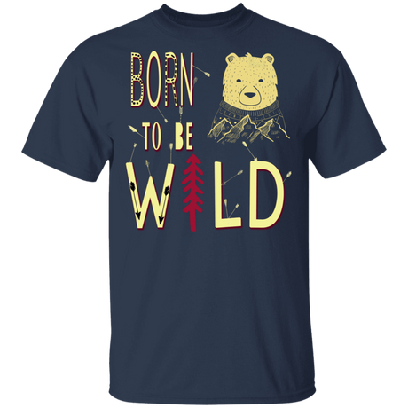 T-Shirts Navy / S Born To Be Wild Bear T-Shirt