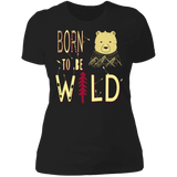 T-Shirts Black / S Born To Be Wild Bear Women's Premium T-Shirt