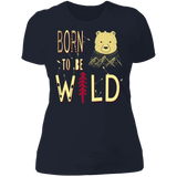 T-Shirts Midnight Navy / S Born To Be Wild Bear Women's Premium T-Shirt