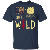 T-Shirts Navy / YXS Born To Be Wild Bear Youth T-Shirt