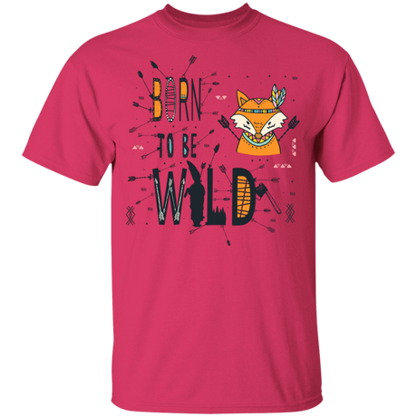 T-Shirts Heliconia / YXS Born To Be Wild Fox Youth T-Shirt