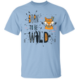 T-Shirts Light Blue / YXS Born To Be Wild Fox Youth T-Shirt