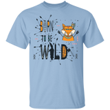 T-Shirts Light Blue / YXS Born To Be Wild Fox Youth T-Shirt