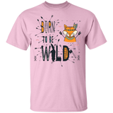 T-Shirts Light Pink / YXS Born To Be Wild Fox Youth T-Shirt
