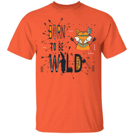 T-Shirts Orange / YXS Born To Be Wild Fox Youth T-Shirt