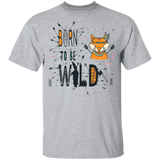 T-Shirts Sport Grey / YXS Born To Be Wild Fox Youth T-Shirt