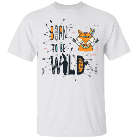 T-Shirts White / YXS Born To Be Wild Fox Youth T-Shirt