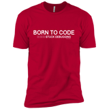 T-Shirts Red / YXS Born To Code Stuck Debugging Boys Premium T-Shirt
