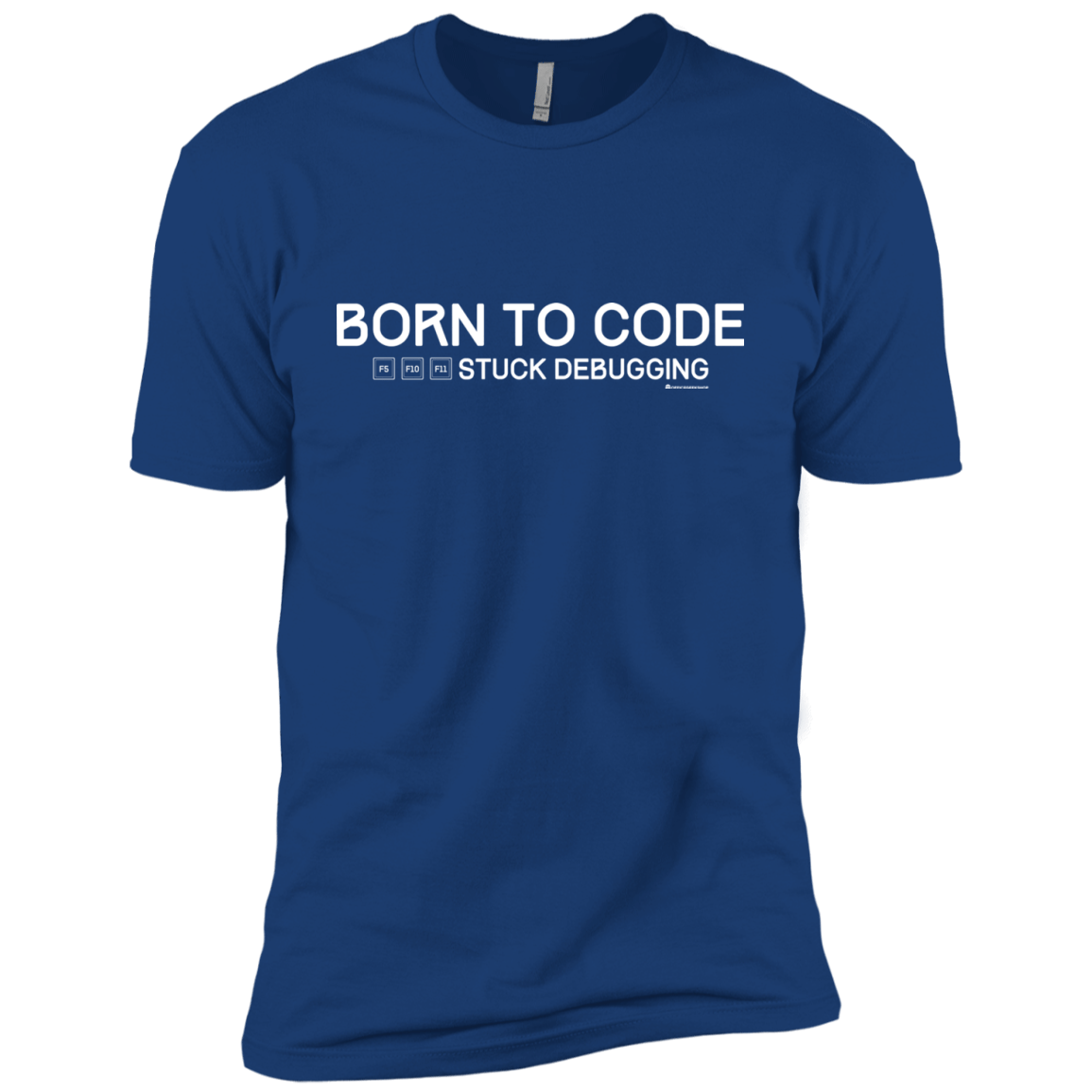 T-Shirts Royal / YXS Born To Code Stuck Debugging Boys Premium T-Shirt
