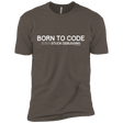 T-Shirts Warm Grey / X-Small Born To Code Stuck Debugging Men's Premium T-Shirt