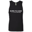 T-Shirts Black / Small Born To Code Stuck Debugging Men's Premium Tank Top