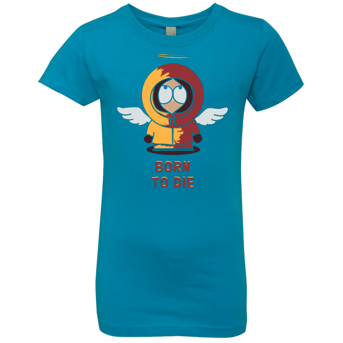 T-Shirts Turquoise / YXS BORN TO DIE Girls Premium T-Shirt