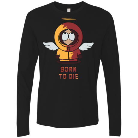 T-Shirts Black / Small BORN TO DIE Men's Premium Long Sleeve