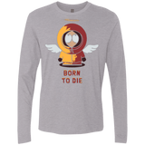 T-Shirts Heather Grey / Small BORN TO DIE Men's Premium Long Sleeve