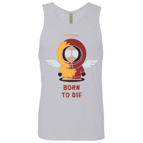 T-Shirts Heather Grey / Small BORN TO DIE Men's Premium Tank Top