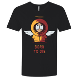 T-Shirts Black / X-Small BORN TO DIE Men's Premium V-Neck