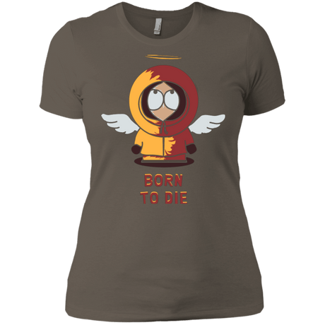 T-Shirts Warm Grey / X-Small BORN TO DIE Women's Premium T-Shirt