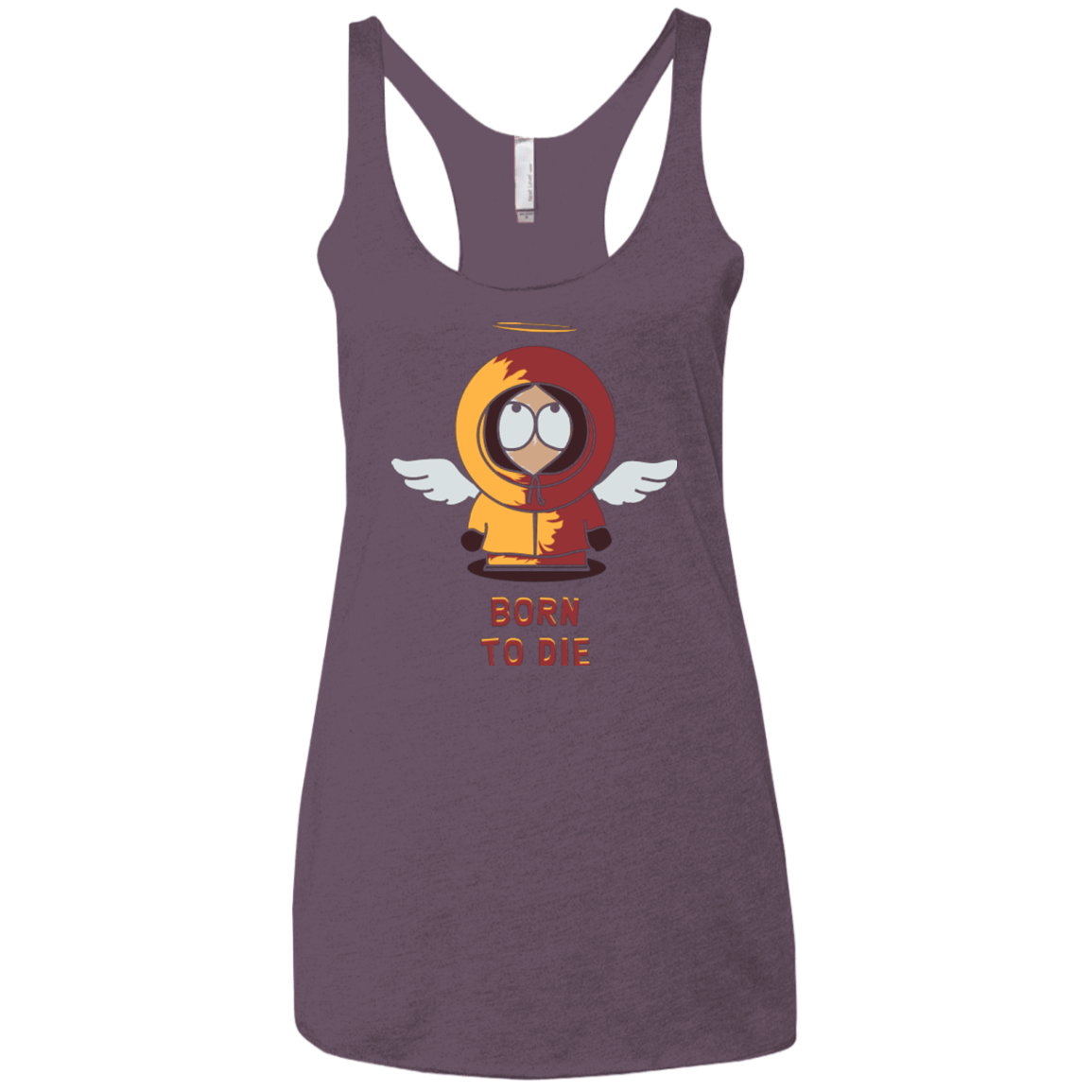 T-Shirts Vintage Purple / X-Small BORN TO DIE Women's Triblend Racerback Tank