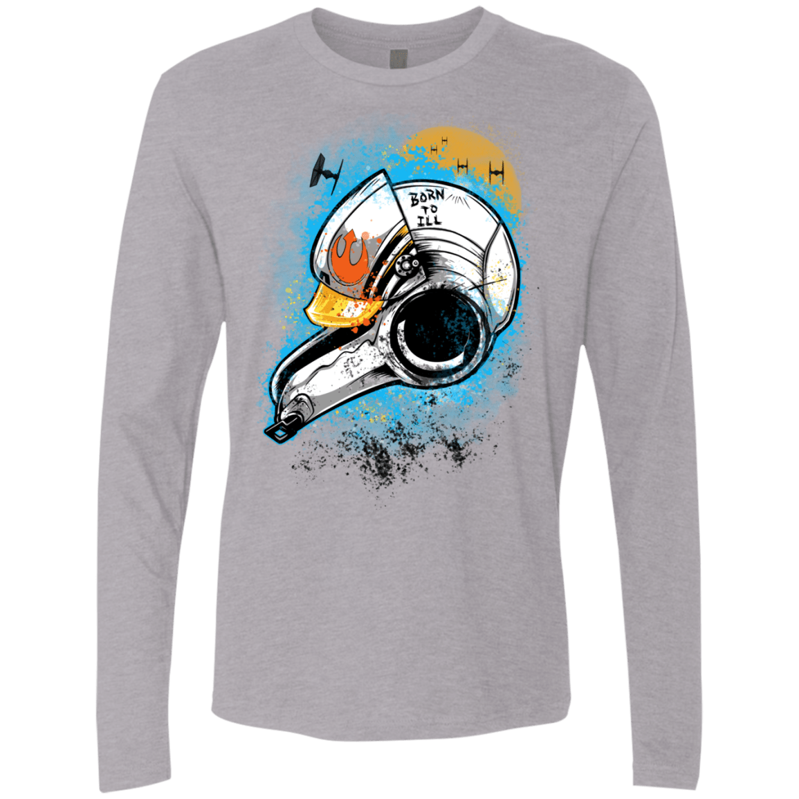 T-Shirts Heather Grey / Small Born to Ill Men's Premium Long Sleeve