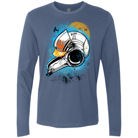 T-Shirts Indigo / Small Born to Ill Men's Premium Long Sleeve