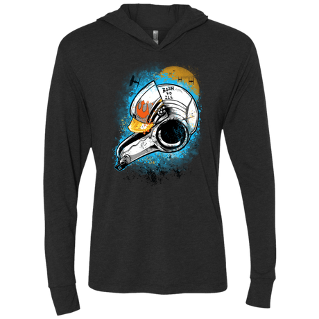 T-Shirts Vintage Black / X-Small Born to Ill Triblend Long Sleeve Hoodie Tee