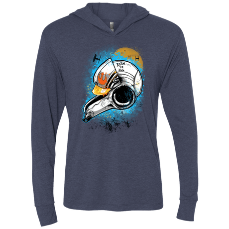 T-Shirts Vintage Navy / X-Small Born to Ill Triblend Long Sleeve Hoodie Tee