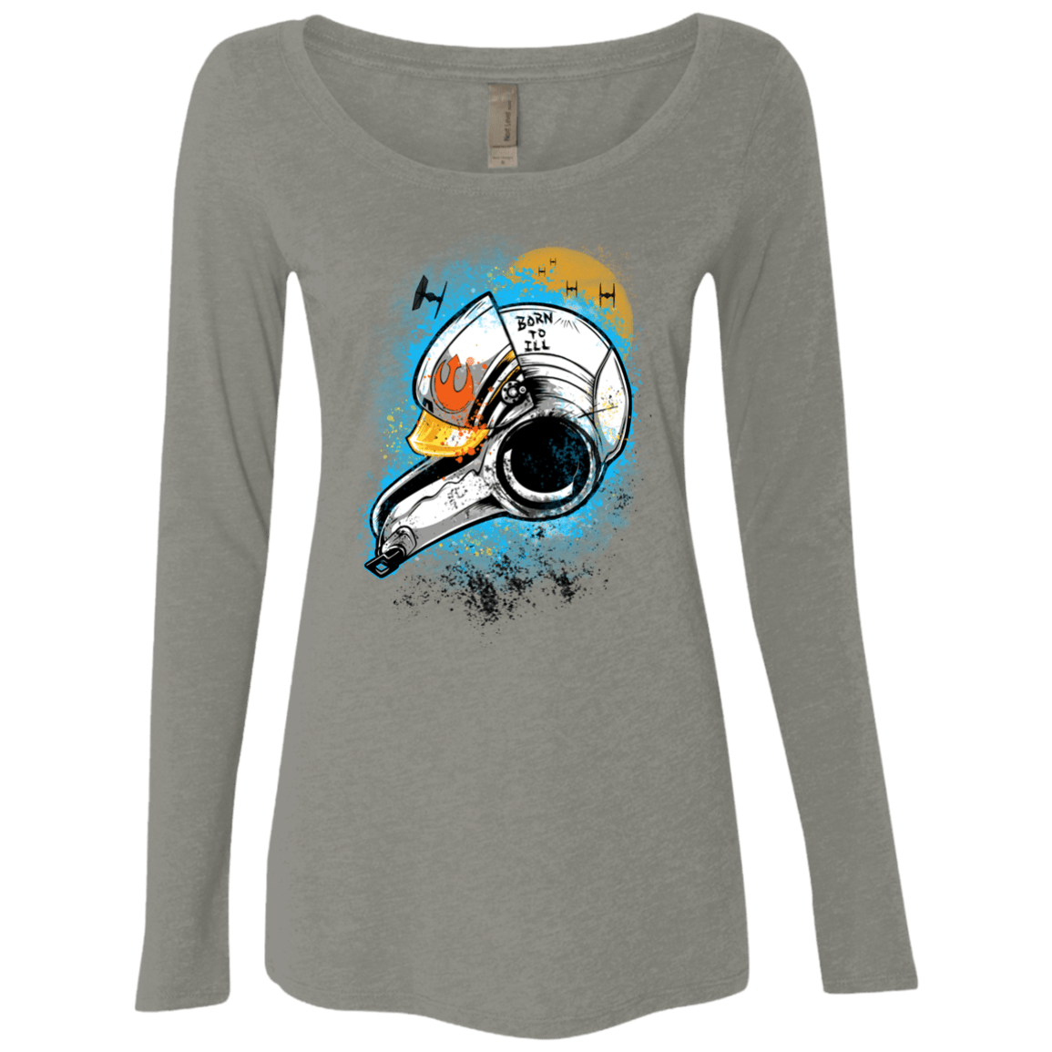 T-Shirts Venetian Grey / Small Born to Ill Women's Triblend Long Sleeve Shirt