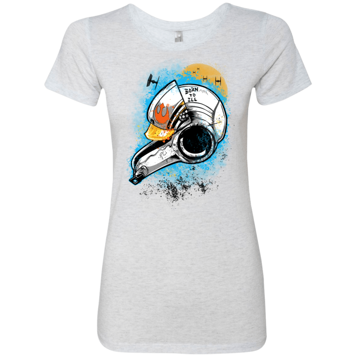 T-Shirts Heather White / Small Born to Ill Women's Triblend T-Shirt