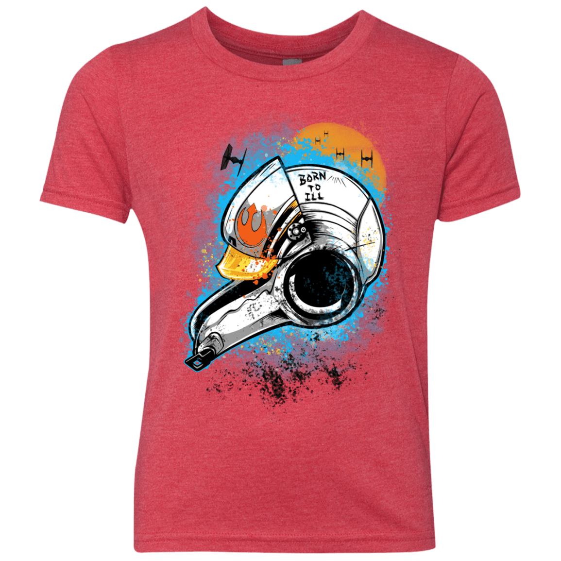 T-Shirts Vintage Red / YXS Born to Ill Youth Triblend T-Shirt