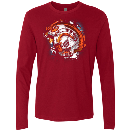 T-Shirts Cardinal / Small Born to Rebel Men's Premium Long Sleeve
