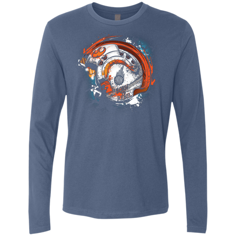 T-Shirts Indigo / Small Born to Rebel Men's Premium Long Sleeve