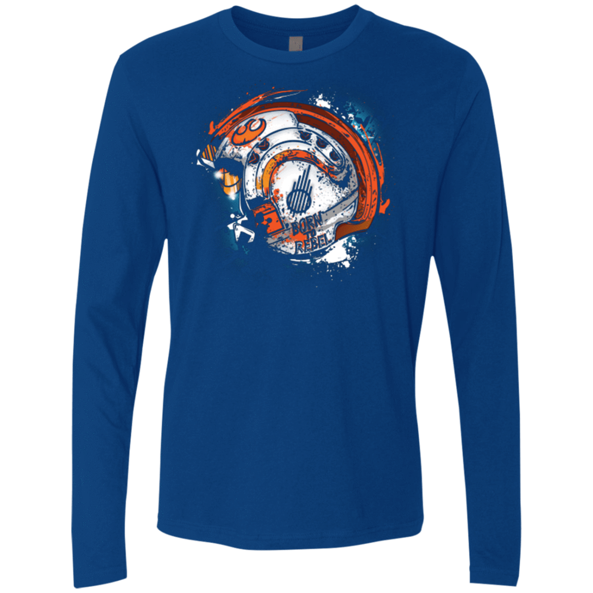 T-Shirts Royal / Small Born to Rebel Men's Premium Long Sleeve