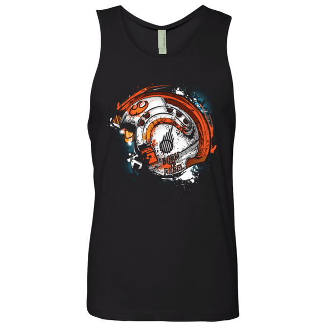 T-Shirts Black / Small Born to Rebel Men's Premium Tank Top