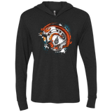 T-Shirts Vintage Black / X-Small Born to Rebel Triblend Long Sleeve Hoodie Tee