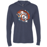 T-Shirts Vintage Navy / X-Small Born to Rebel Triblend Long Sleeve Hoodie Tee