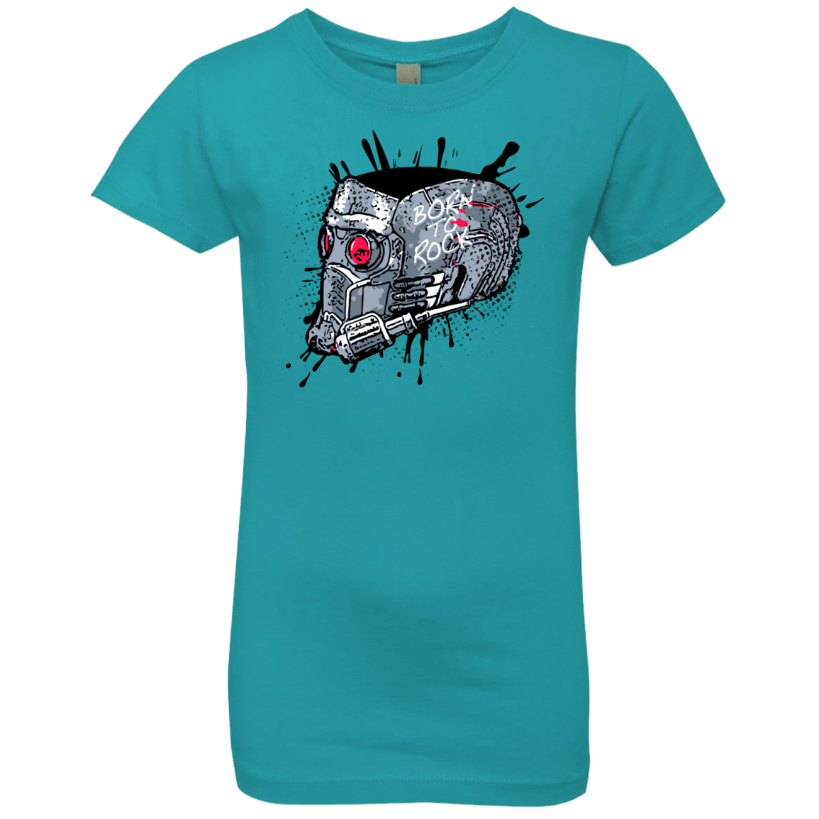 T-Shirts Tahiti Blue / YXS Born to Rock Girls Premium T-Shirt