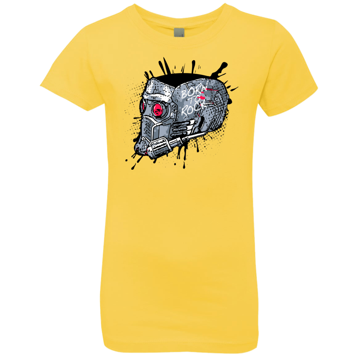 T-Shirts Vibrant Yellow / YXS Born to Rock Girls Premium T-Shirt