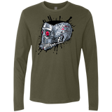 T-Shirts Military Green / Small Born to Rock Men's Premium Long Sleeve