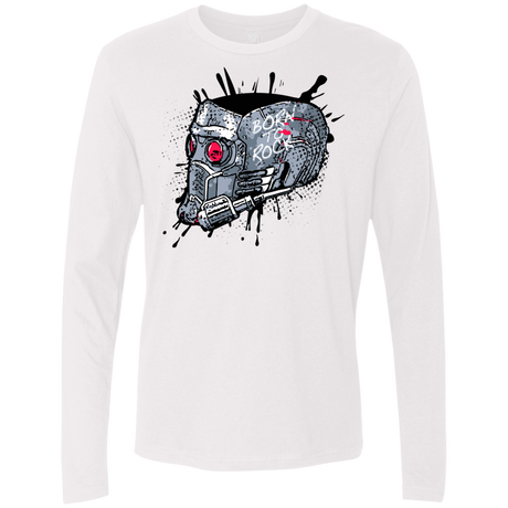 T-Shirts White / Small Born to Rock Men's Premium Long Sleeve