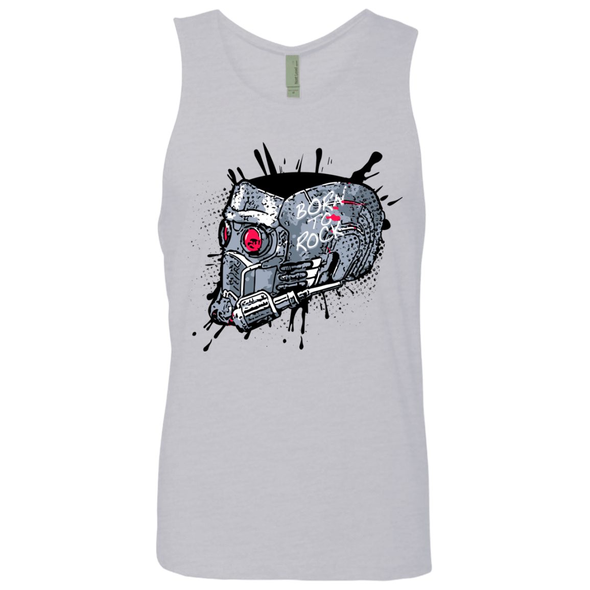 T-Shirts Heather Grey / Small Born to Rock Men's Premium Tank Top