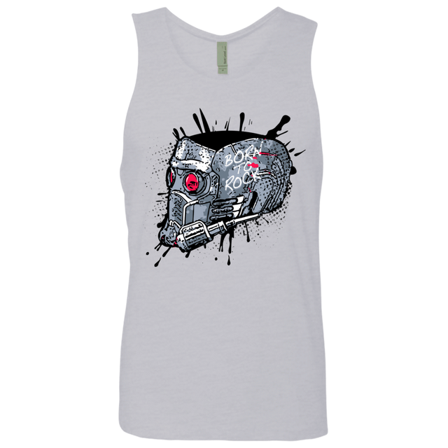 T-Shirts Heather Grey / Small Born to Rock Men's Premium Tank Top