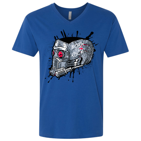 T-Shirts Royal / X-Small Born to Rock Men's Premium V-Neck
